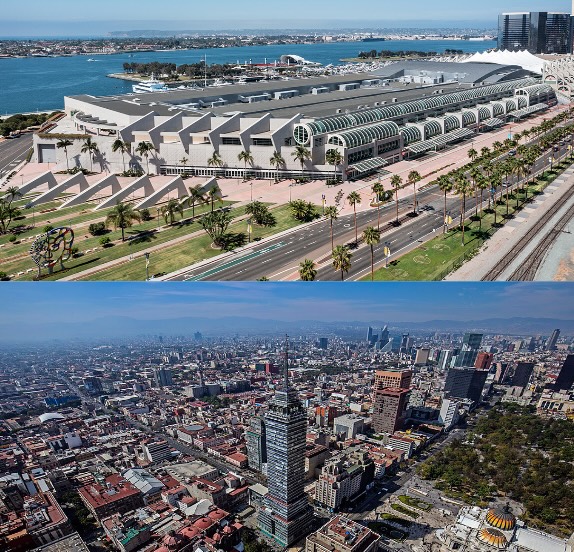 San Diego Convention Center & Mexico City
